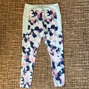 Athletic Works Multi Colored Camouflage Leggings